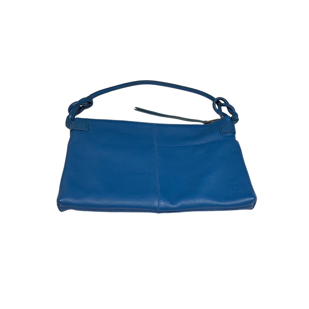 Vince Camuto Purse Blue Leather Handbag with dust bag Old‎ Money Quiet Luxury